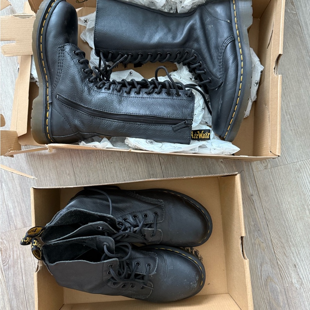 Dr. Martens Black Lace-Up Boots